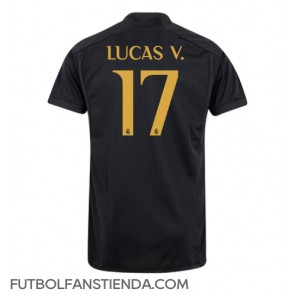 Real Madrid Lucas Vazquez #17 Tercera Equipación 2023-24 Manga Corta